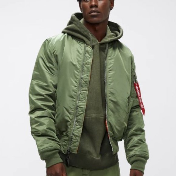 Alpha Industries MA-1 BOMBER JACKET MODIFIED - Picture 6 of 8